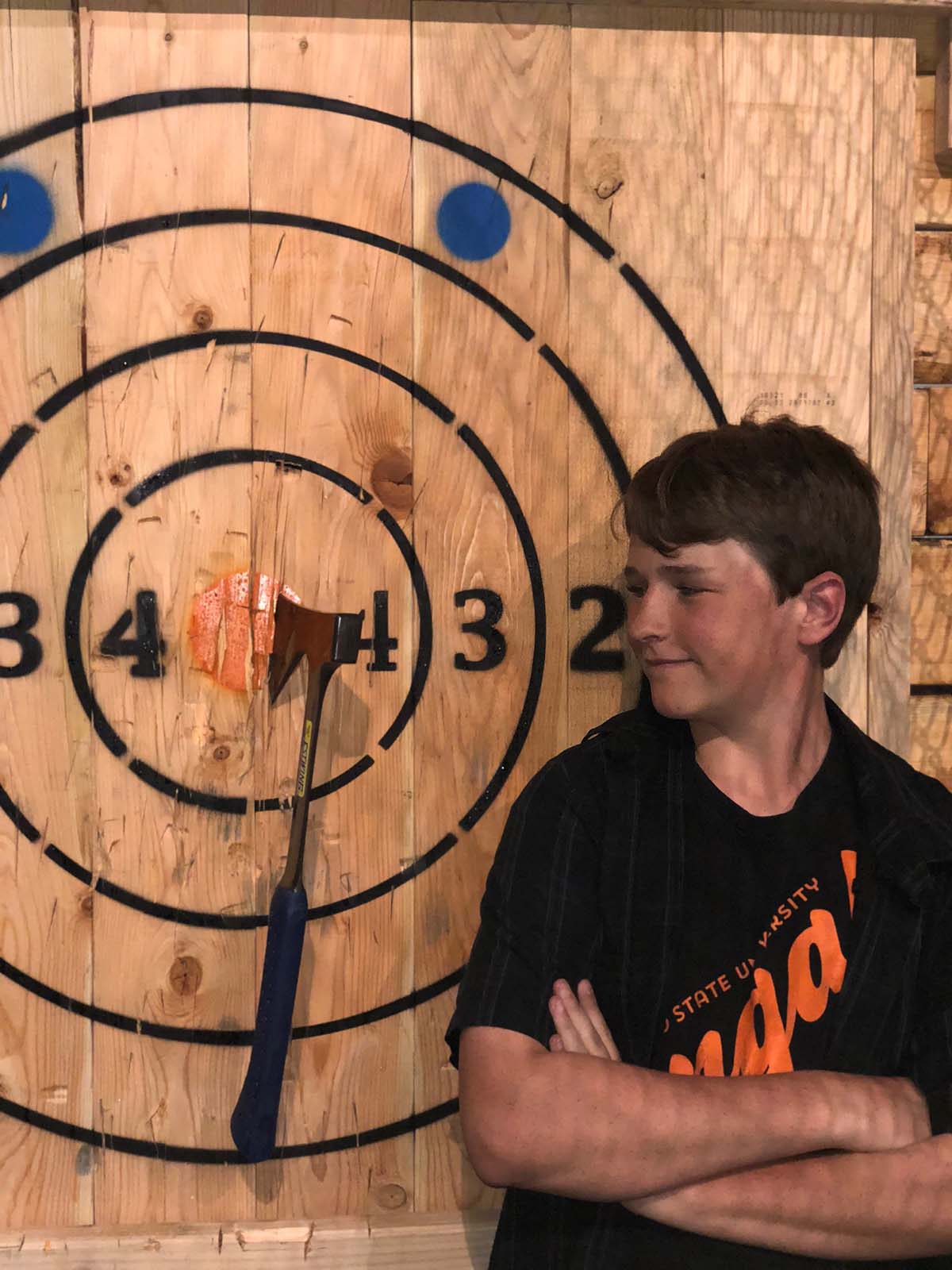 axe throwing target